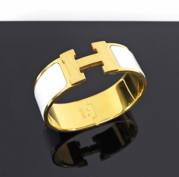 Shop HERMES Clic H bracelet by Luxurywithdiscounts