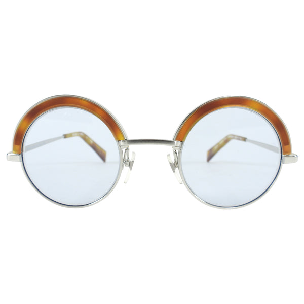 Oliver Peoples x Alain Mikli Round Blue Lens Sunglasses I MISS