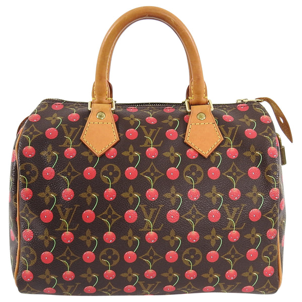 Louis Vuitton x Takashi Murakami Cherry Speedy 25. AMORE meets LV