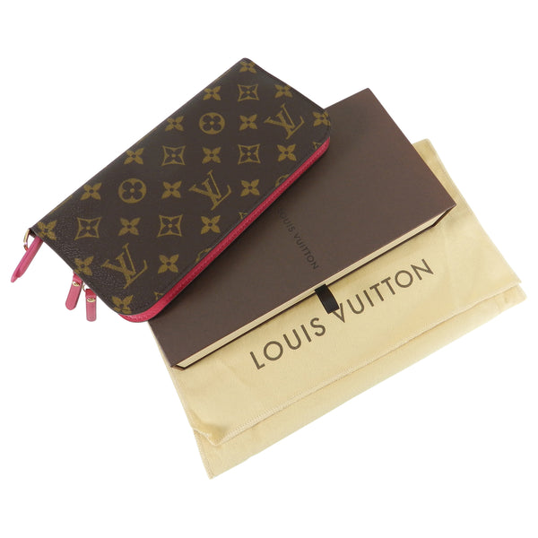 Insolite cloth wallet Louis Vuitton Brown in Cloth - 28725896