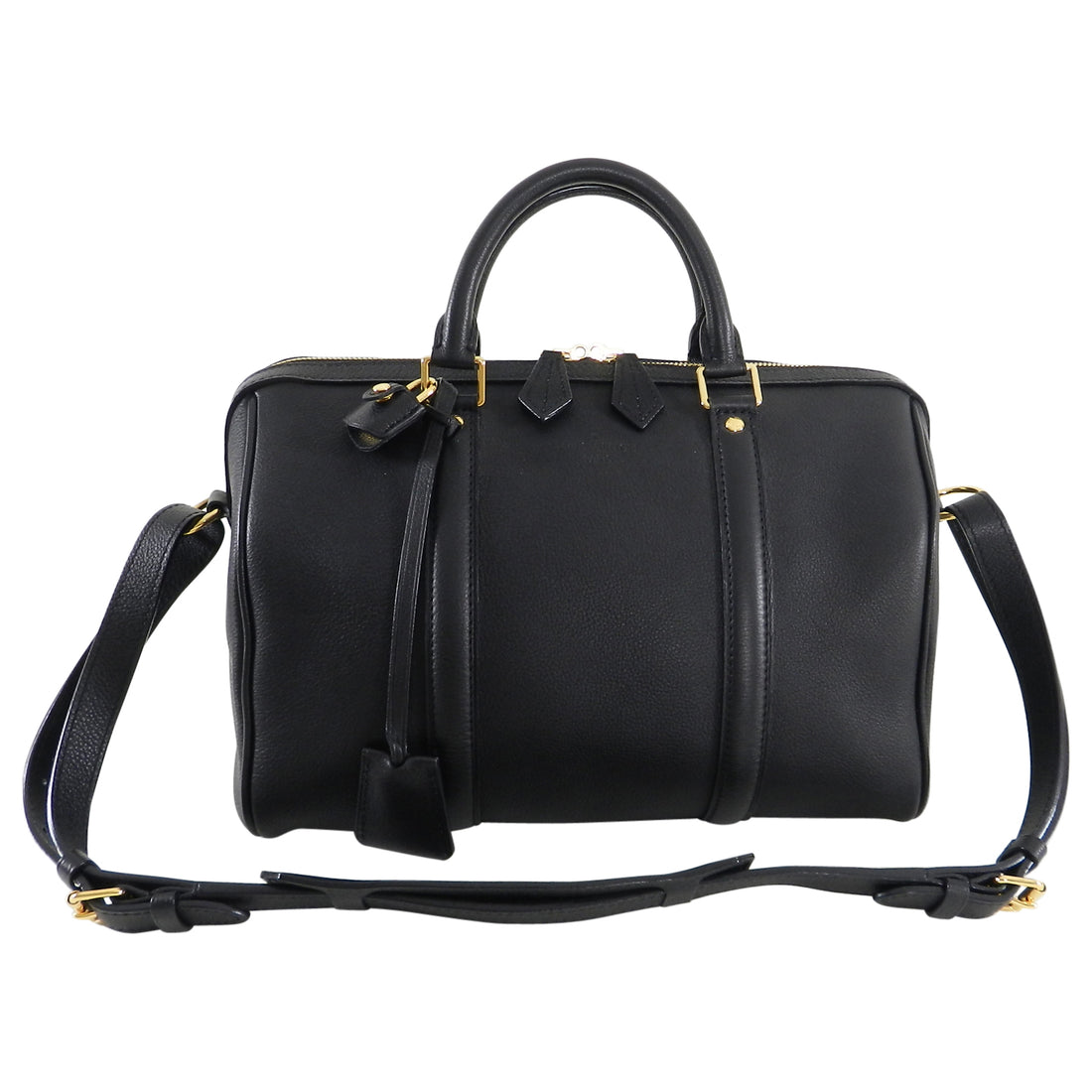 Louis Vuitton Black MM Sofia Coppola Boston Bag