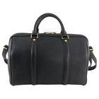 Louis Vuitton Black MM Sofia Coppola Boston Bag