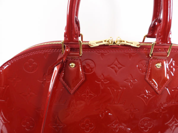 Louis Vuitton Pomme D'Amour Monogram Vernis Alma GM Bag – The Closet