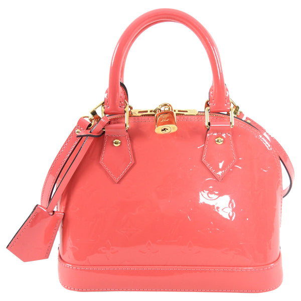 Louis Vuitton Vernis Alma BB Coral Pink