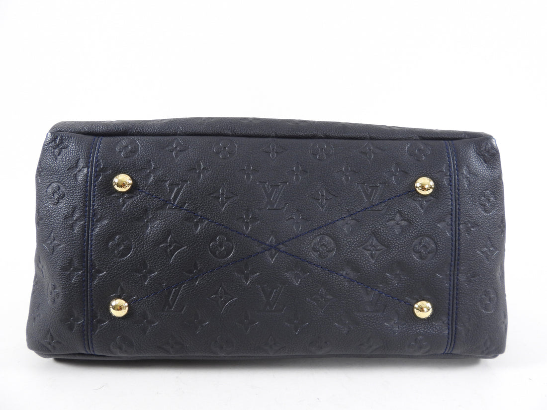 Louis Vuitton Black Empreinte Leather Artsy MM Shoulder Bag