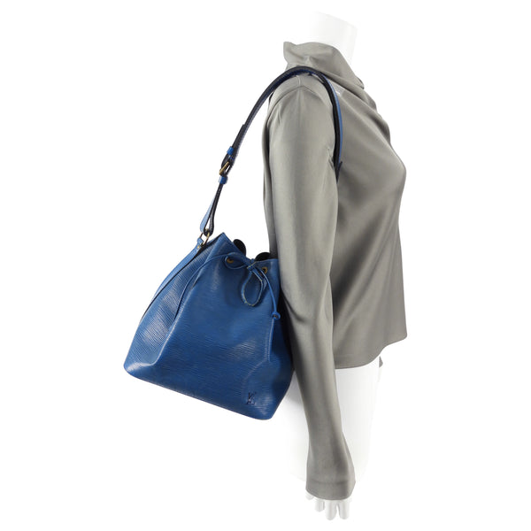 Louis Vuitton Vintage 1992 Blue Epi Petite Noe PM Bag – I MISS YOU VINTAGE