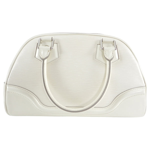 Louis+Vuitton+Montaigne+Top+Handle+Bag+PM+Ivory+Epil+Leather for