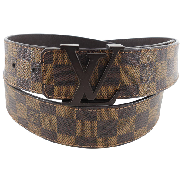 Louis Vuitton, a Damier Ebene 'LV Initiales' belt, size 100, 2011