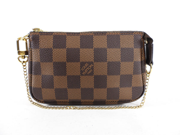 Louis Vuitton Damier Ebene Mini Pochette Accessoires Bag – I MISS YOU  VINTAGE