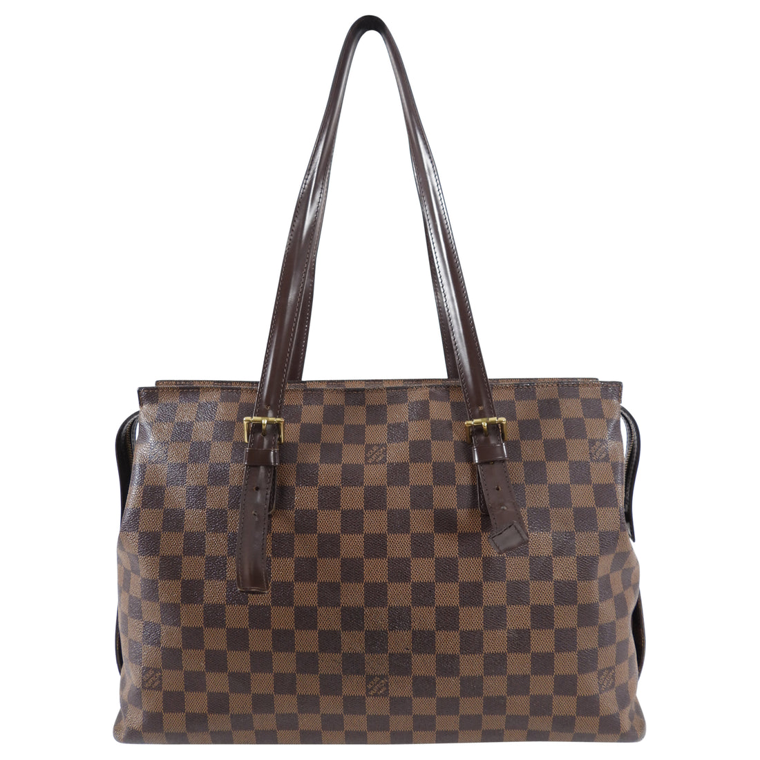 Louis Vuitton Damier Ebene Chelsea MM Tote Bag