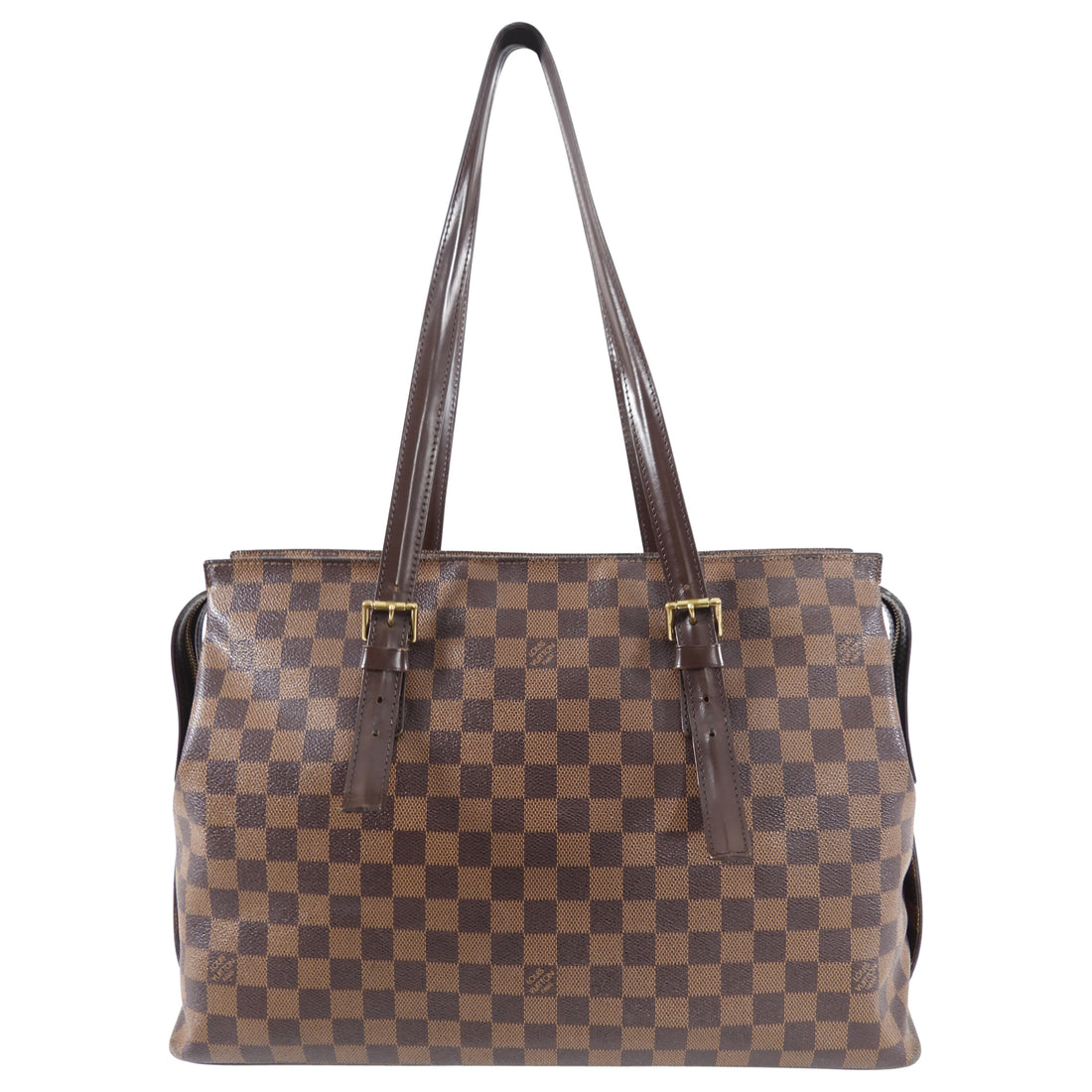 Louis Vuitton Damier Ebene Chelsea MM Tote Bag