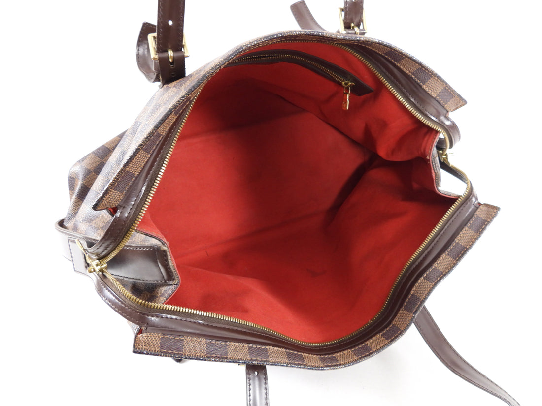 Louis Vuitton Damier Ebene Chelsea MM Tote Bag