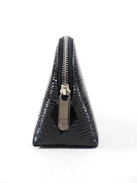 Louis Vuitton Black Epi Electric Cosmetic Pouch Make Up Pochette 862664