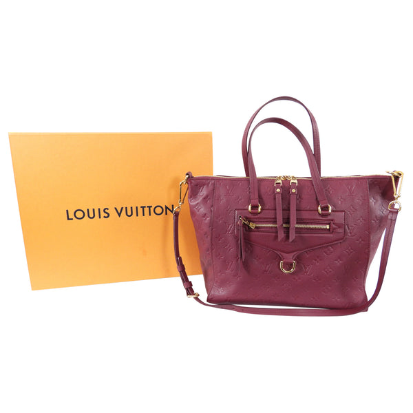Louis Vuitton Lumineuse Leather 2way Zip Tote White Monogram Empreinte  Shoulder Bag ref.290009 - Joli Closet