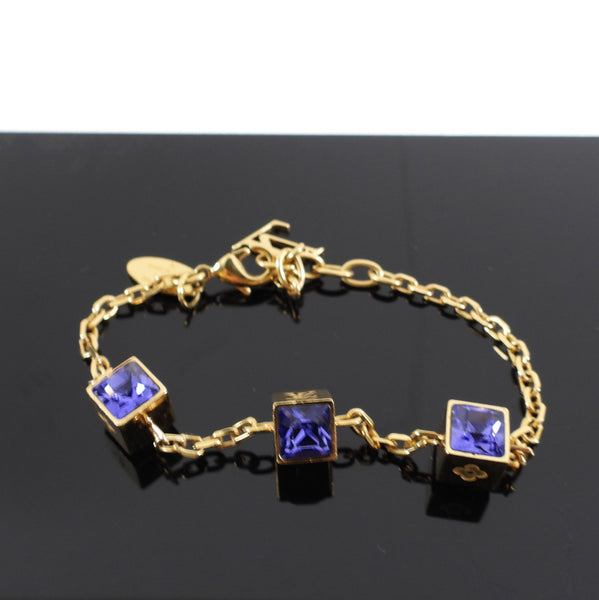 Crystal bracelet Louis Vuitton Blue in Crystal - 31177661