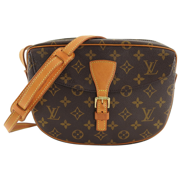 Authentic Louis Vuitton Monogram Jeune Fille MM M51226 Shoulder Cross Bag  J9588