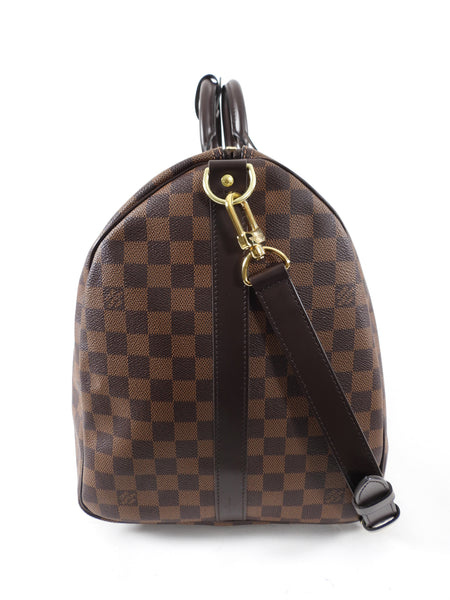 Louis Vuitton Damier Ebene Keepall 55 – Dina C's Fab and Funky