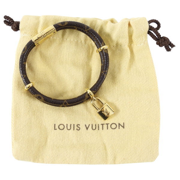 Louis Vuitton Monogram Canvas Keep it Twice Lock Bracelet – I MISS YOU  VINTAGE