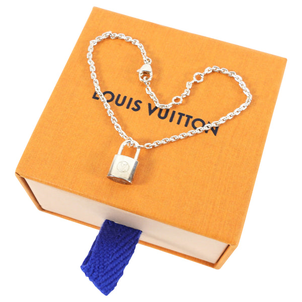 LOUIS VUITTON Sterling Silver Lockit Bracelet 1222328