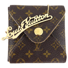 Louis Vuitton 18k Yellow Gold Diamond Signature Necklace