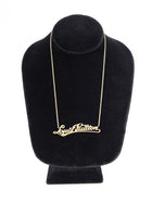 Louis Vuitton 18k Yellow Gold Diamond Signature Necklace