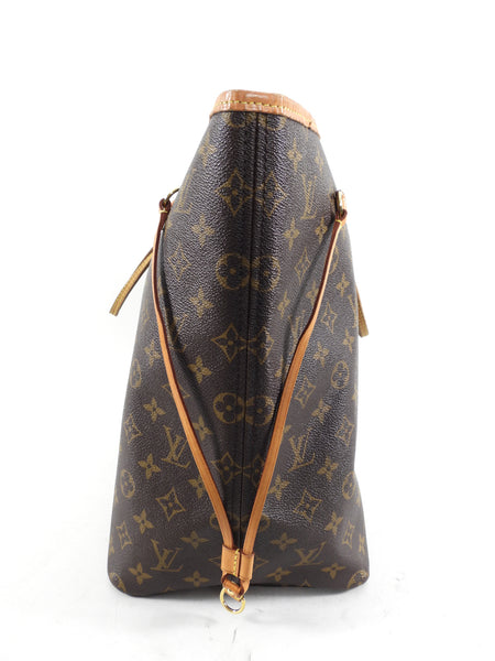 🌸Auth 2008 Louis Vuitton Neverfull GM Monogram Beige Tote SOLD OUT!! No  Pouch!!