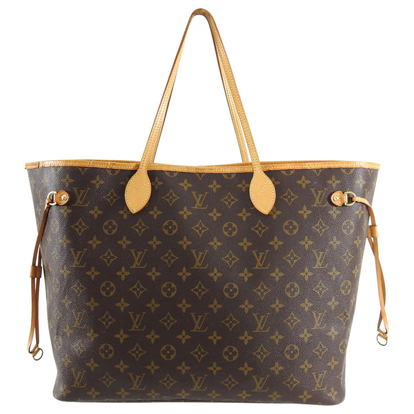 Louis Vuitton Large Monogram Mon Neverfull GM Tote with Stripe 1110lv7