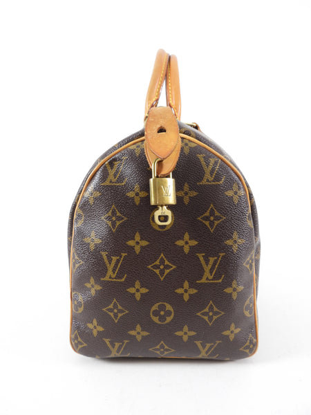 Louis Vuitton Speedy Doctor Bag Monogram Canvas and Leather 25 - ShopStyle