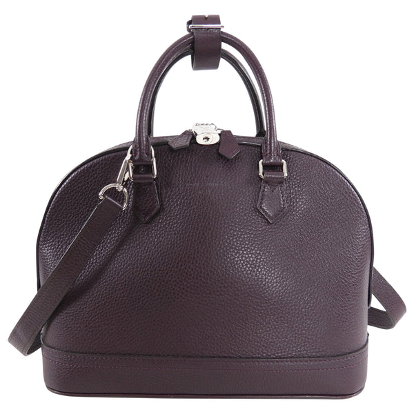Louis Vuitton Dark Purple Taurillon Leather Alma PM Bag – I MISS YOU VINTAGE