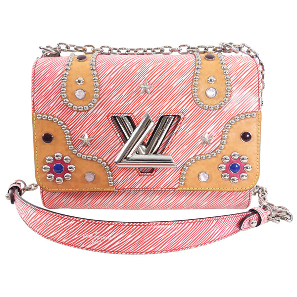 Louis Vuitton Red Epi Stud Limited Edition Twist MM Bag – I MISS YOU VINTAGE