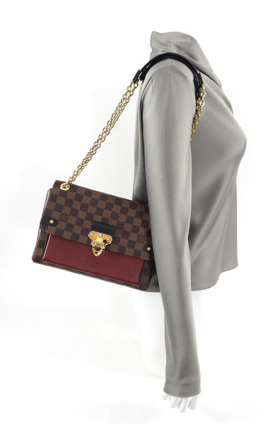 Louis Vuitton Damier Ebene Canvas Python Vavin PM Shoulder Handbag – Marks  Jewelers