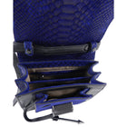 Mackage Mini Rubie Black and Cobalt Blue Crossbody Bag