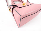 Miu Miu Pink Madras Click Top Handle Satchel Bag