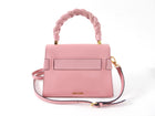 Miu Miu Pink Madras Click Top Handle Satchel Bag