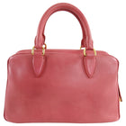 Miu Miu Pink Leather Small Zippered Handbag