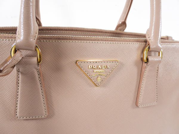 Prada Saffiano Lux Galleria Double Zip - Pink Totes, Handbags - PRA885955