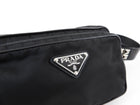 Prada Black Tessuto Nylon Stud Belt Bag