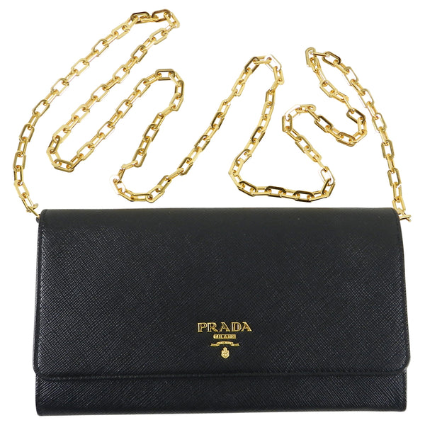 Prada Saffiano Wallet on Chain Bag – Beccas Bags