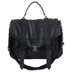 Proenza Schouler PS1 Extra Large Black Leather and Nylon Bag