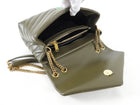 Saint Laurent Olive Green Small Lou Lou Shoulder Bag