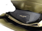 Saint Laurent Olive Green Small Lou Lou Shoulder Bag
