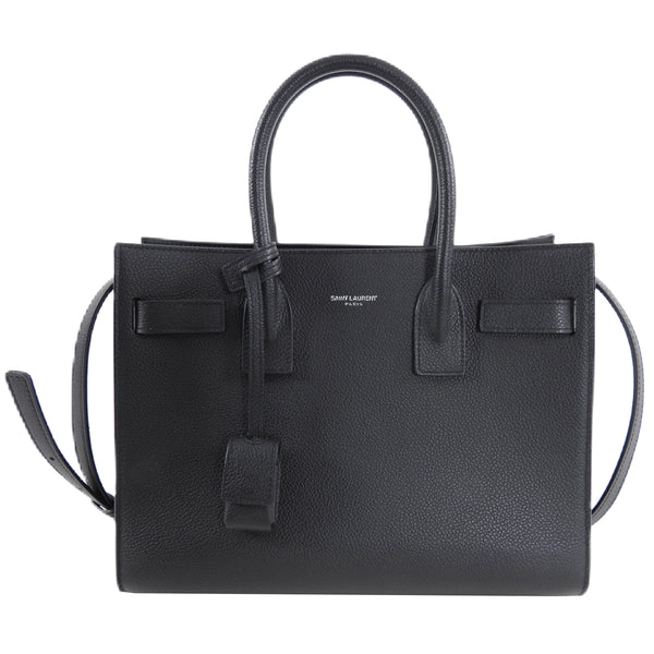 SAINT LAURENT: Classic Sac de Jour Baby leather bag - Navy