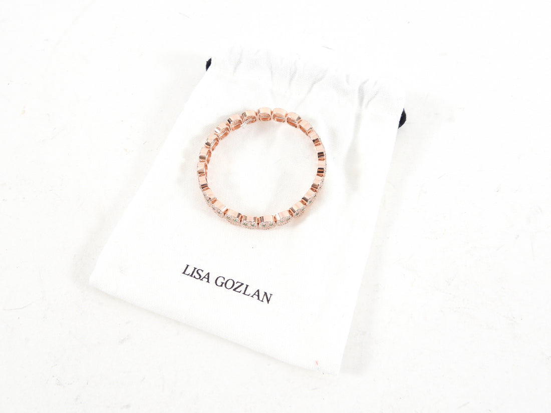 Lisa Gozlan Smile Happy Face Stretch Bracelet