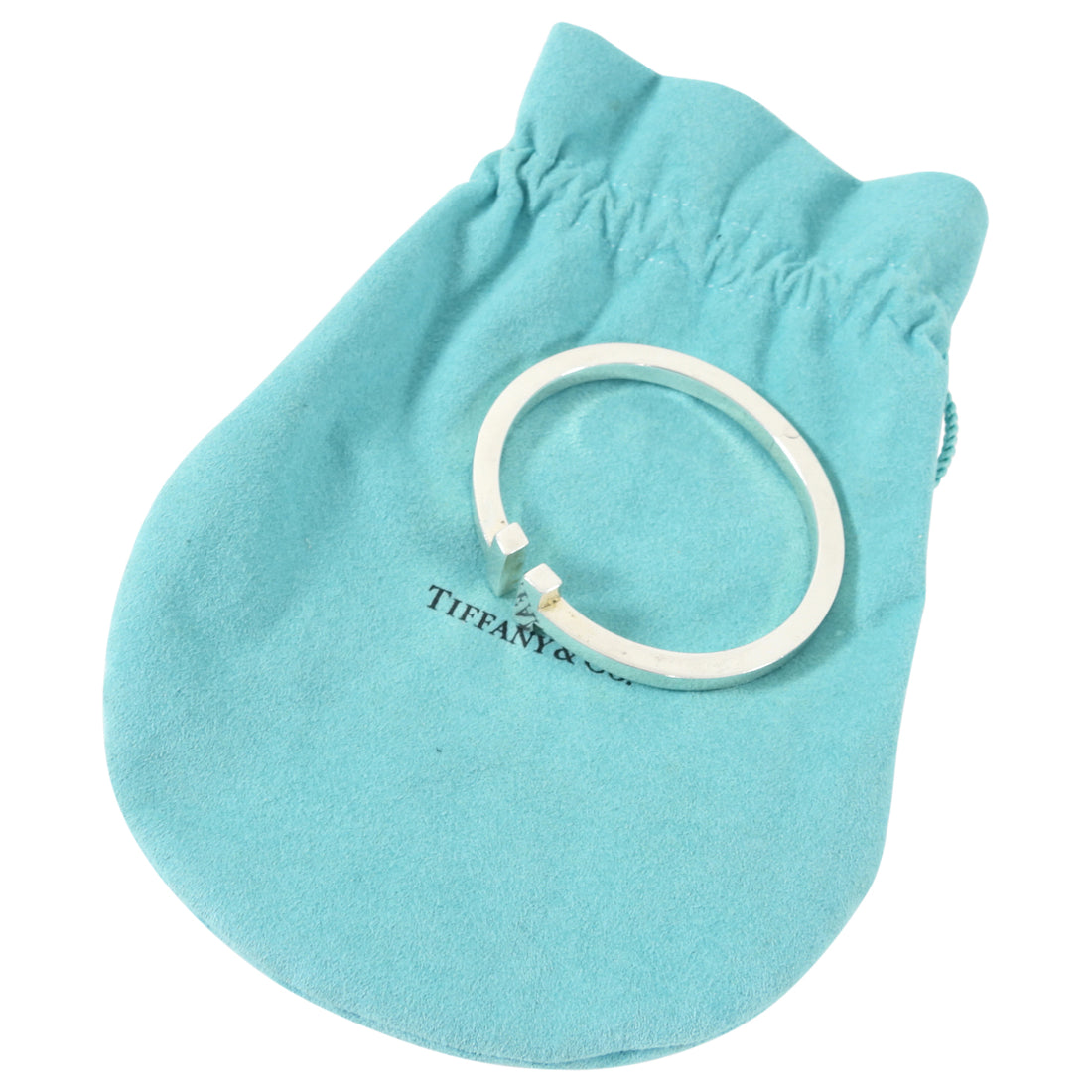 Tiffany T Square Sterling Silver Bracelet