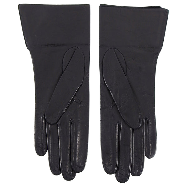 Ysl store leather gloves