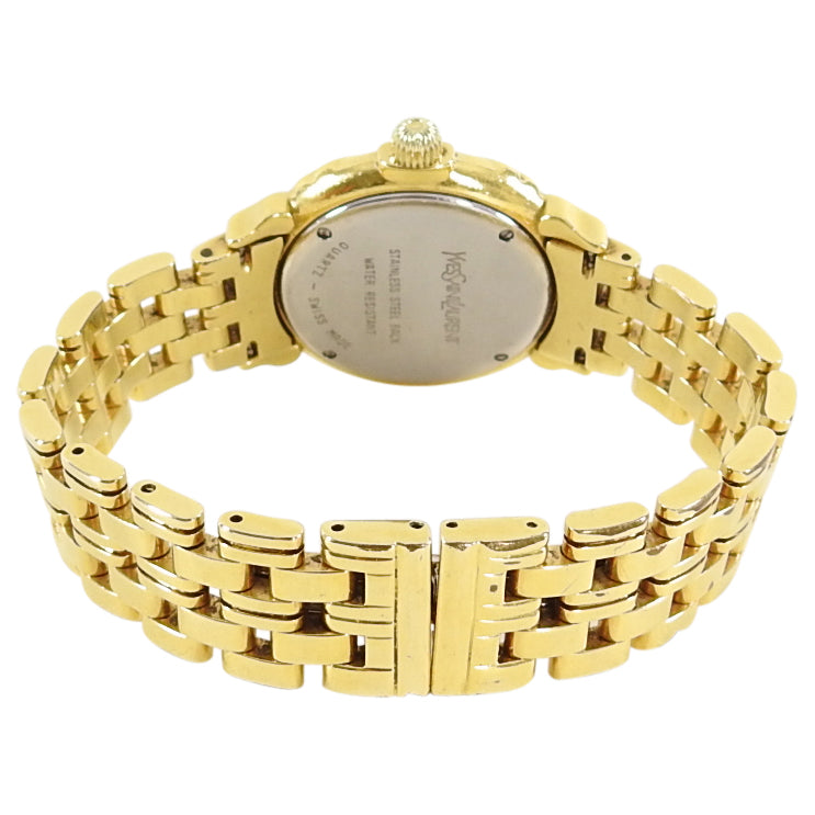 YSL Yves Saint Laurent Vintage Gold Ladies Wrist Watch