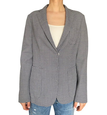 Fabiana Filippi Seersucker Check Blazer - 42 / US 6 / S