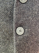 Versace Grey Vintage Speckled Wool Blazer - 54