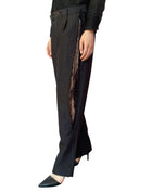 Comme Des Garçons Black Distressed Slash Pants - M / US 6