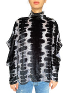 Marni Velvet Cutout Long Sleeve Top - IT 40 / US 8
